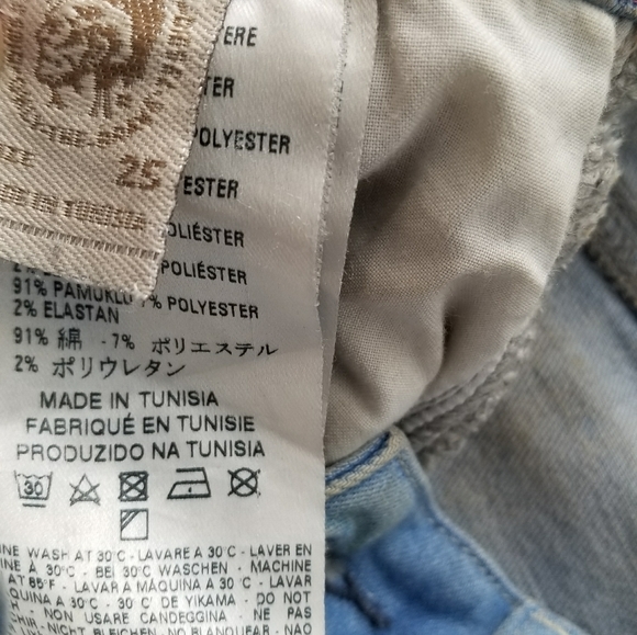 Diesel denim jeans sz25 - Picture 3 of 6